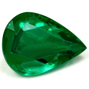 2.27 ct Pear Green Natural Emerald